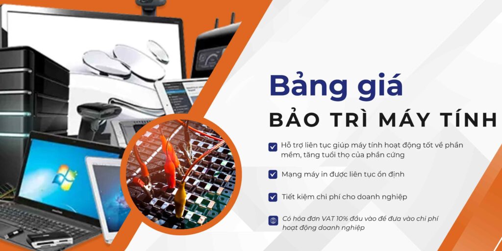 Giá bảo trì máy tính hàng tháng