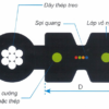 Cáp quang thuê bao đệm chặt 1FO (ZC-GJYXCH-1C-SM-G657A1)