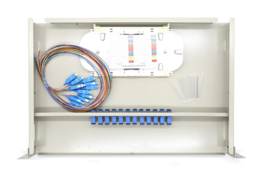 Hộp phối quang ODF 48FO bắt rack full phụ kiện