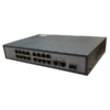 Thiết bị chuyển mạch, Switch 16 cổng POE 100M 2 cổng Lan 1000M , 1 cổng quang SFP. Model: ZC-16POE-SFP-2GE