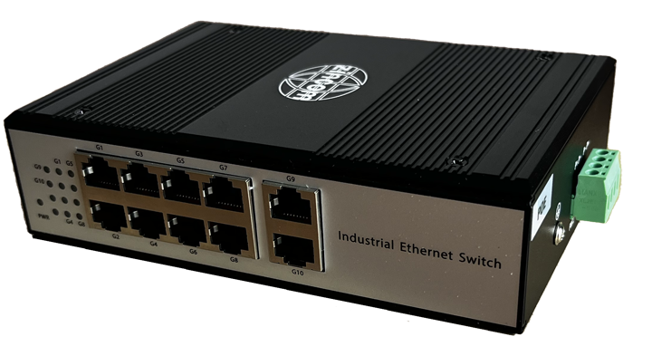 zc-ids-8gpoe-webicon Thiết bị chuyển mạch POE công nghiệp 10/100/1000M 8 Cổng RJ45 POE 1000M, 2 Cổng lan 1000M. Model: ZC-IDS-8GPOE
