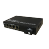 Thiết bị chuyển mạch, Switch 4 cổng POE công suất 60W,  1 cổng quang SC 100M. Model: ZC-POE401F
