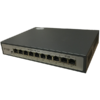 Thiết bị chuyển mạch, Switch 8 cổng POE 100M công suất 90W, 2 cổng lan 100M. Model: ZC-8POE-2E