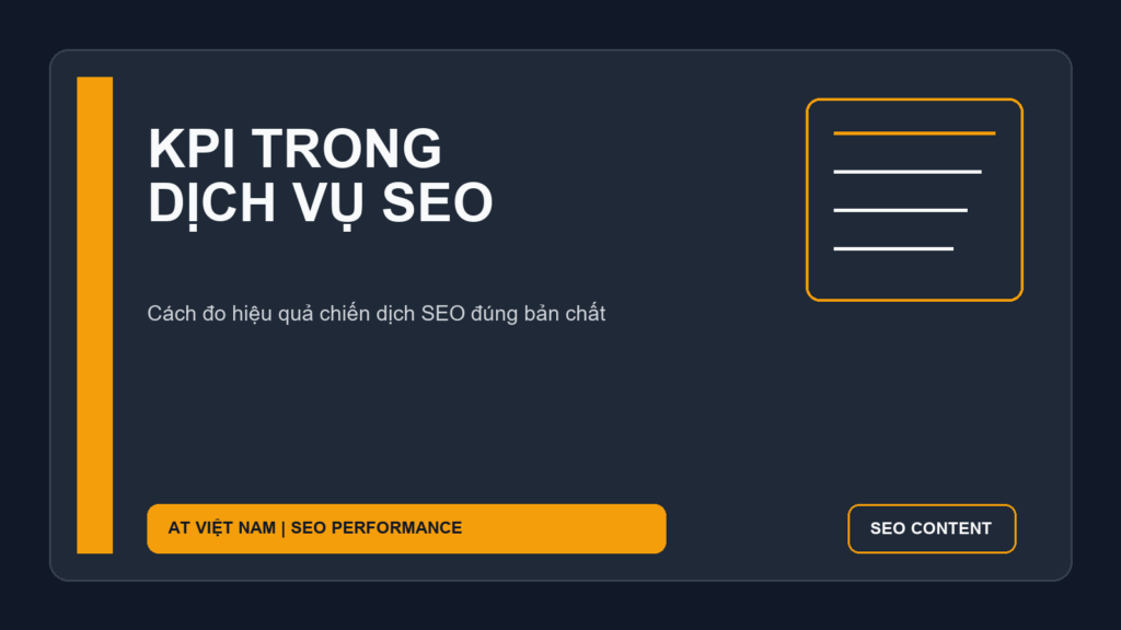 KPI trong dịch vụ SEO