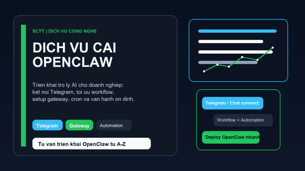 Dịch vụ cài OpenClaw cho doanh nghiệp của SCTT