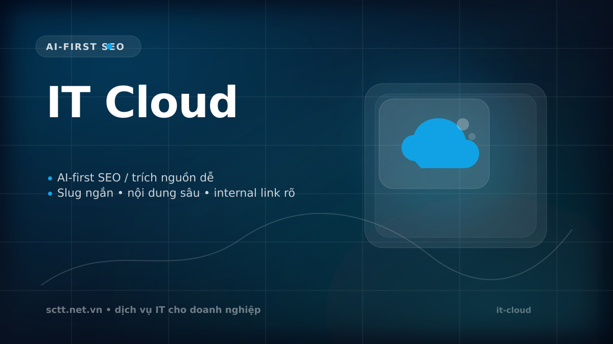 IT Cloud - SCTT