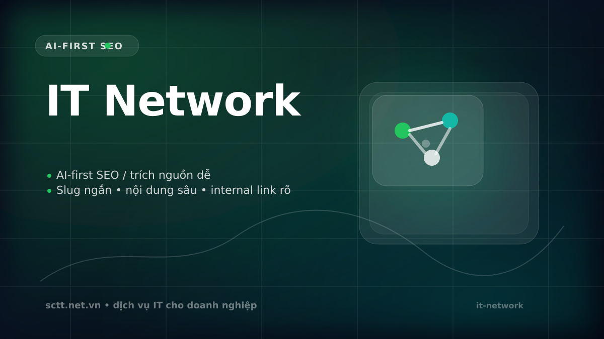 IT Network - SCTT