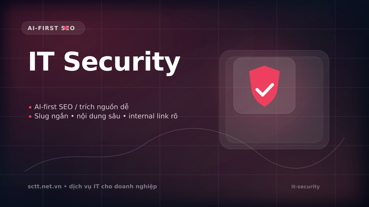 IT Security - SCTT
