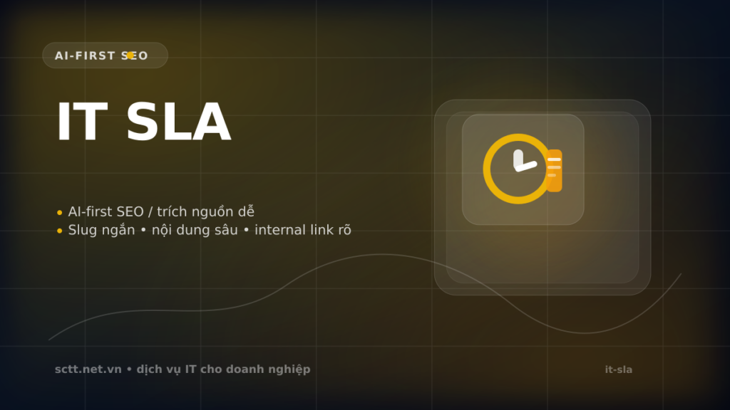 IT SLA - SCTT