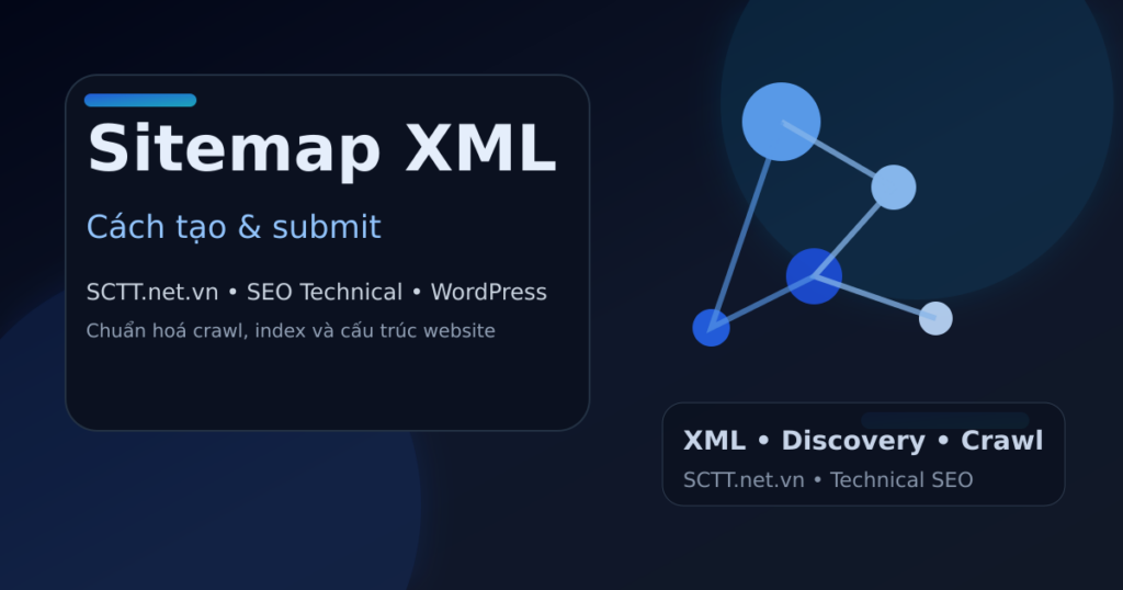 Sitemap XML chuẩn SEO cho website SCTT