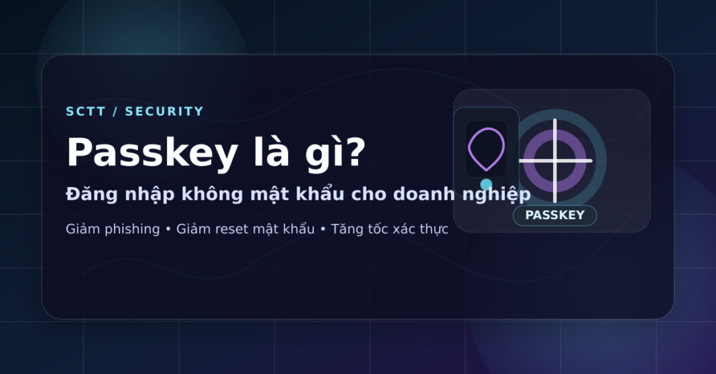 Minh họa passkey và đăng nhập không mật khẩu cho doanh nghiệp