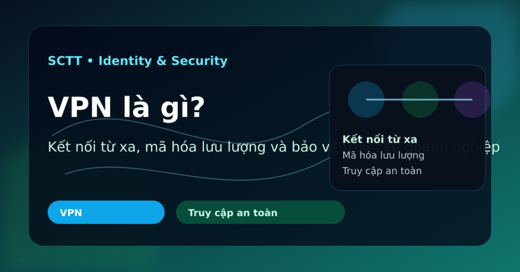 VPN là gì? Mô hình truy cập từ xa an toàn cho doanh nghiệp