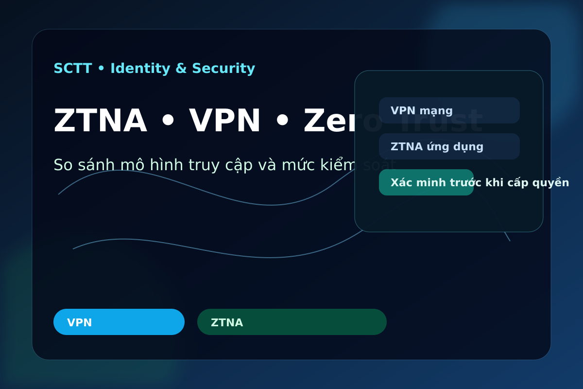 Ảnh minh họa so sánh ZTNA với VPN và Zero Trust