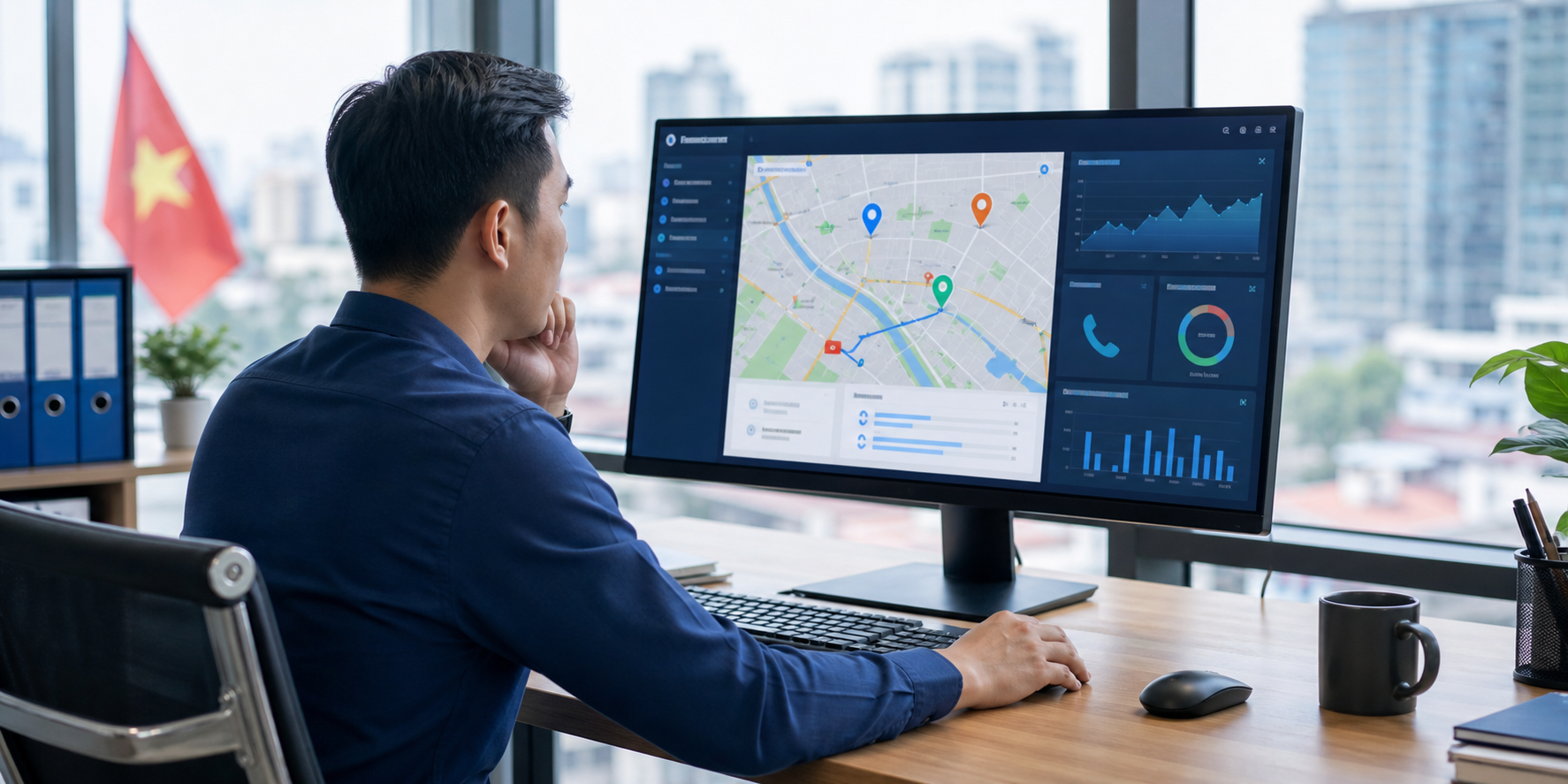 Theo dõi hiệu quả chiến dịch quảng cáo Google Maps trên bản đồ