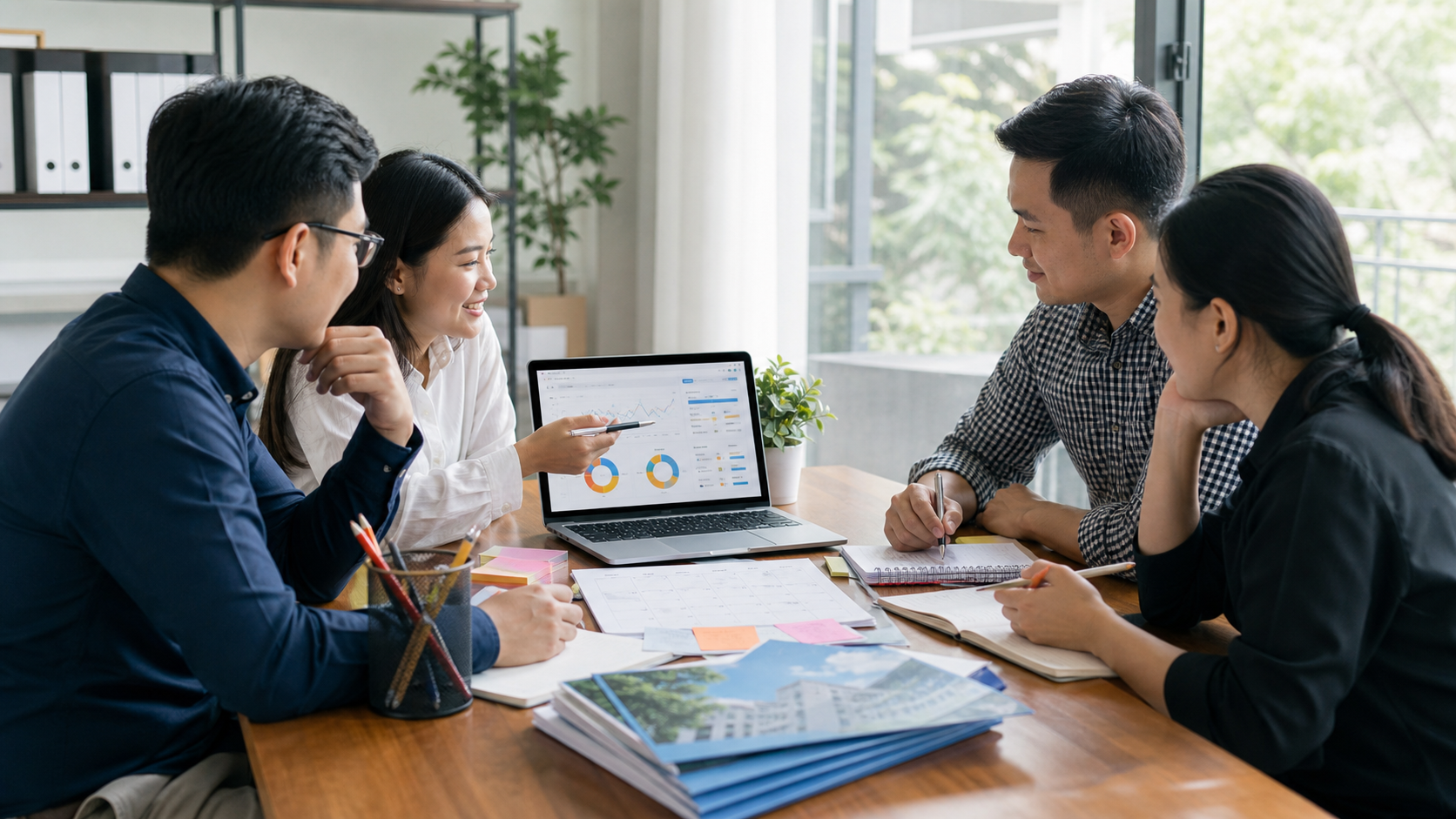 Đội ngũ marketing giáo dục lập kế hoạch SEO tuyển sinh