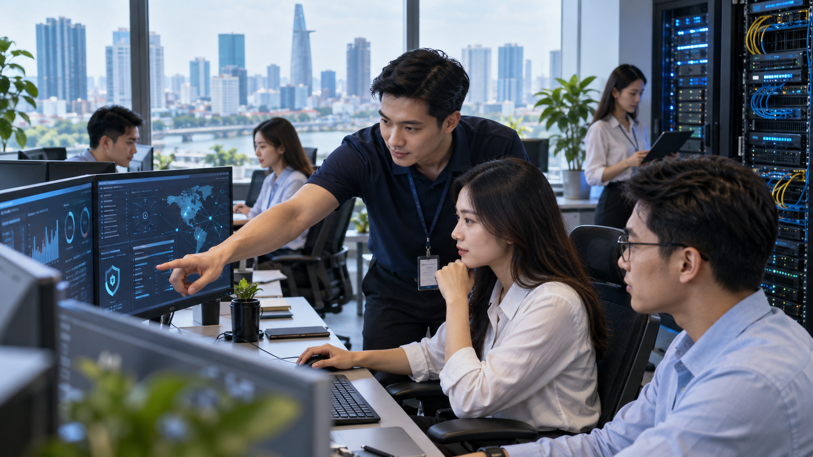 Đội ngũ IT Support và Helpdesk cho doanh nghiệp
