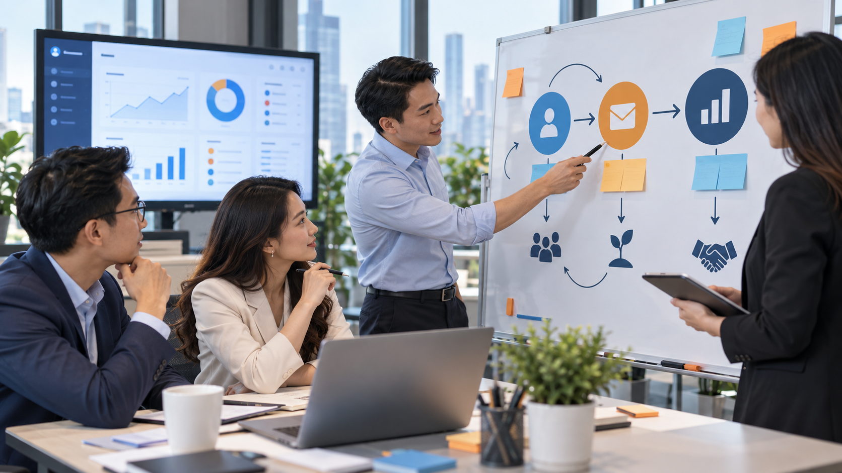 Quy trình marketing tự động từ thu thập lead đến bàn giao cho sales