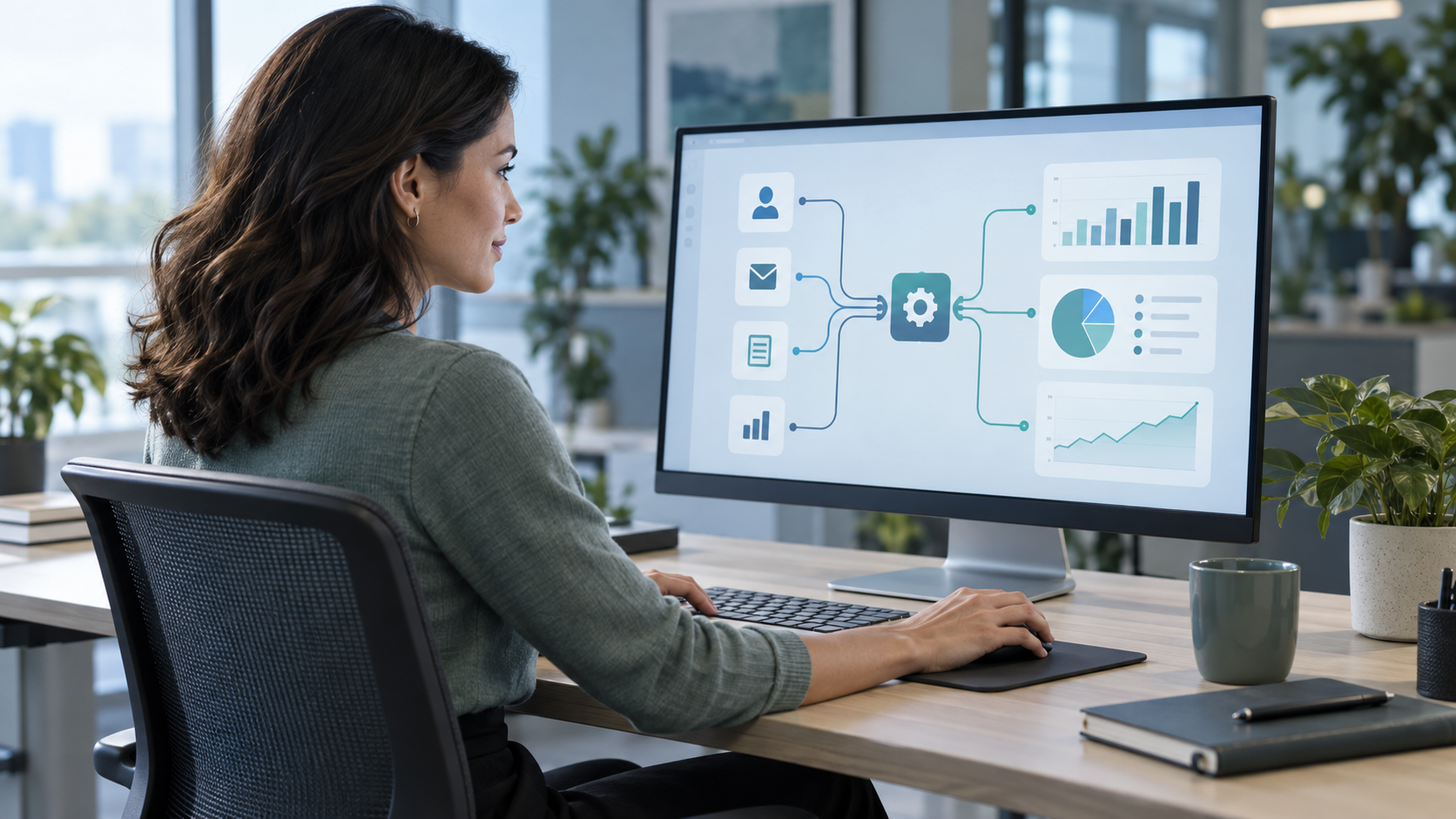 Chuyên viên kết nối CRM website email và phân tích trong giải pháp marketing tự động