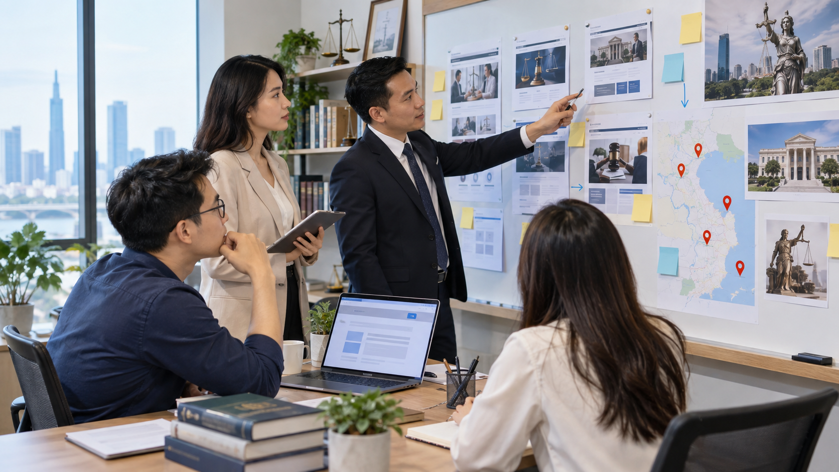 Quy trình xây dựng nội dung và landing page cho công ty luật